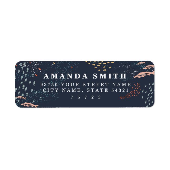 Etiqueta Vida marina (Frente)