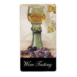 ETIQUETA VIDRIO DE VINO BLANCO ,VIEJO FIESTA DE VINEYARD DE