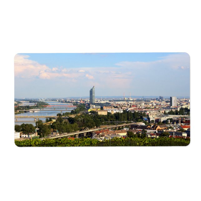 Etiqueta View Over Vienna (Frente)