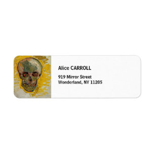 Etiqueta Vincent van Gogh - Calavera 1887 #2