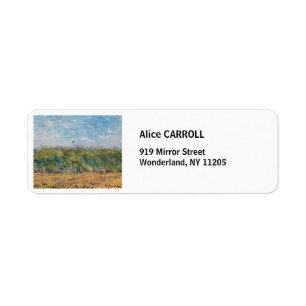 Etiqueta Vincent van Gogh - Campo de trigo con una alondra