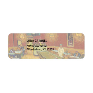 Etiqueta Vincent van Gogh - El Café de Noche