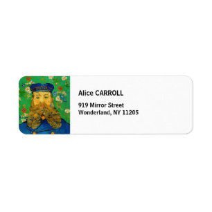 Etiqueta Vincent Van Gogh - El cartero Joseph Roulin