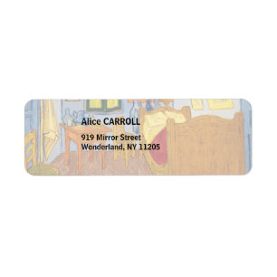 Etiqueta Vincent van Gogh - La habitación de Vincent en Arl