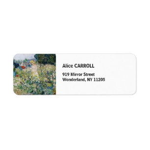 Etiqueta Vincent van Gogh - La señorita Gachet en su jardín