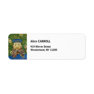 Etiqueta Vincent Van Gogh - Postman Joseph Roulin