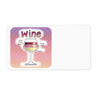 ETIQUETA VINO, MÁS VINO, AÚN MÁS VINO
