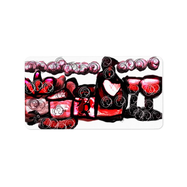 Etiqueta Vino rojo (Frente)