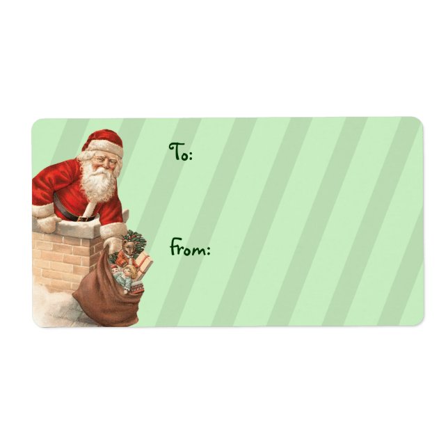 Etiqueta Vintage Christmas Labs (Frente)