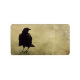 Etiqueta Vintage Crow