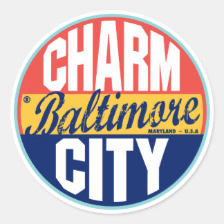 Etiqueta Vintage de Baltimore