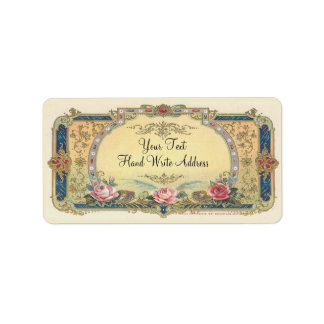 Etiqueta Vintage Elegant French Address Labels