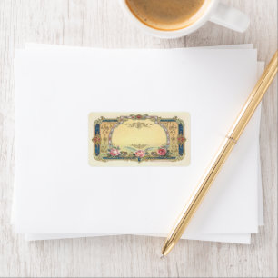 Etiqueta Vintage Elegant French Address Labels