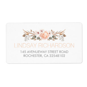 Etiqueta Vintage Fall Rustic Woodland Garden Wedding