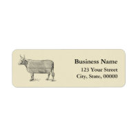 VINTAGE Gardening Tools Cow Address Labs