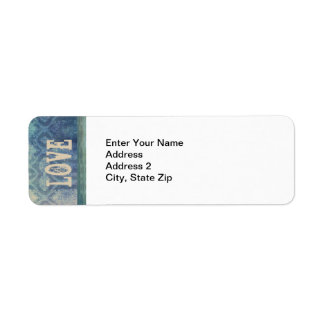 Etiqueta Vintage Love Personalizable Mailing Labs