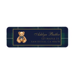 Etiqueta Vintage Polo Teddy Bear Return Address Label