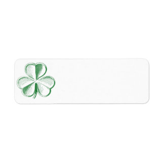Etiqueta Vintage Shamrock