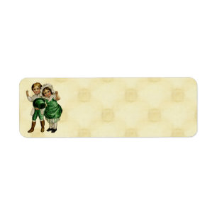 Etiqueta Vintage St Patrick's Day