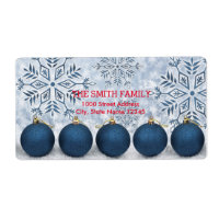 Vintage White Snow Glitter Christmas Holiday