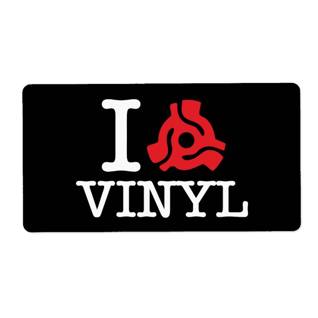 Etiqueta Vinyl adaptador I 45 (Frente)