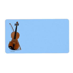 Etiqueta Violin y Bow