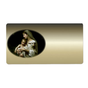 Etiqueta Virgen María bendecido - madre de dios