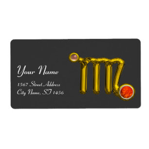 Etiqueta VIRGO ZODIAC BIRTHDAY JEWEL GRY AGATE Gold