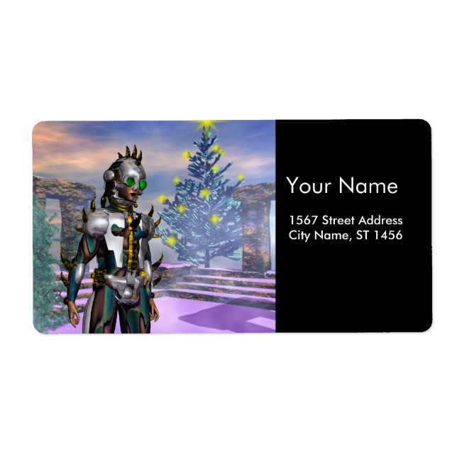 ETIQUETA VÍSPERA DE CIBORG DE AÑO NUEVO (Frente)