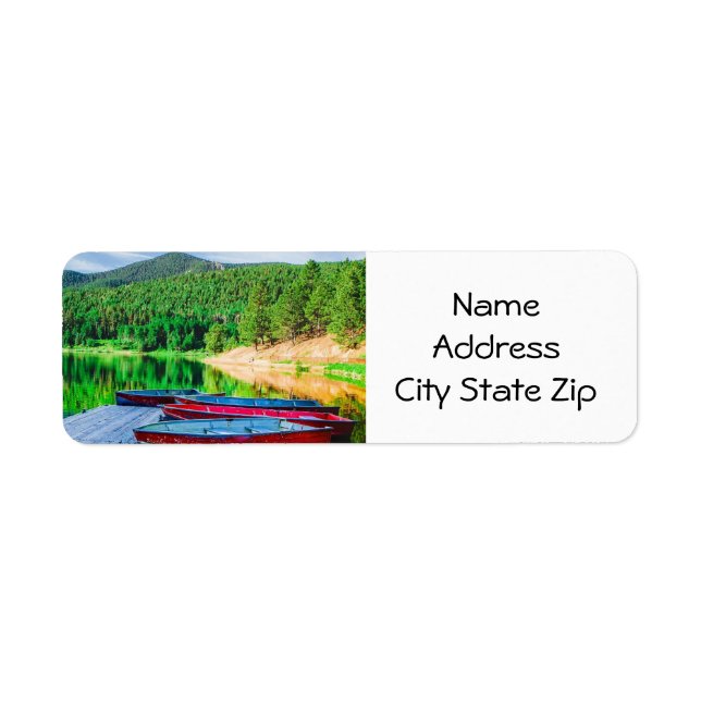 ETIQUETA "VIVIENDO EN EL LAGO" (Frente)