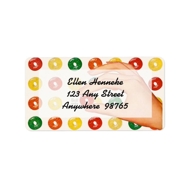 Etiqueta Vivir (Frente)