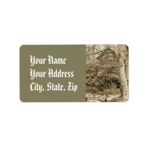 Etiqueta Volante de agua de cosecha