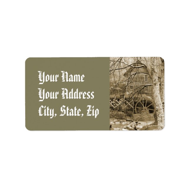 Etiqueta Volante de agua de cosecha (Frente)