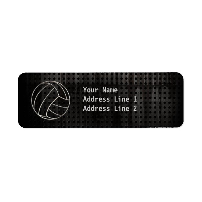Etiqueta Voleibol balanceado; Guay Black (Frente)