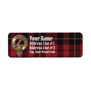 Etiqueta Wallace Tartan & Badge