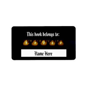 Etiqueta Warmth In the Darkness Book Label