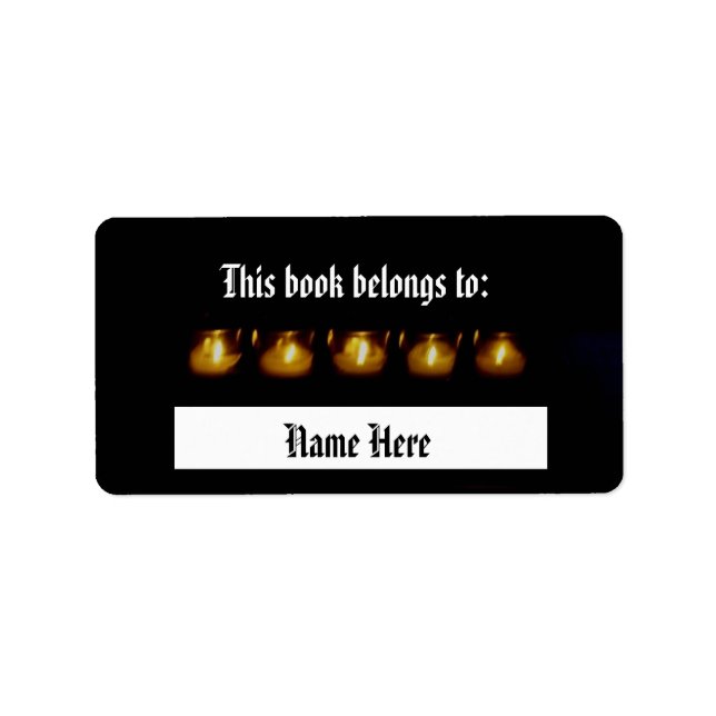Etiqueta Warmth In the Darkness Book Label (Frente)