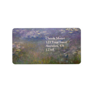 Etiqueta Water Lilies Claude Monet