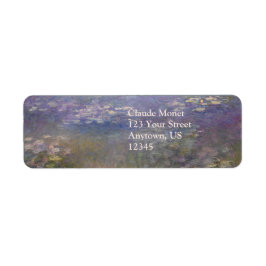 Etiqueta Water Lilies Claude Monet