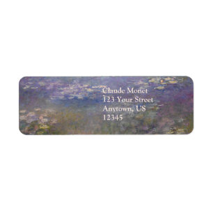 Etiqueta Water Lilies Claude Monet