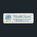 Etiqueta Watercolor Blue Hydrangea 80th Birthday Address<br><div class="desc">Bonito acuarela azul hidrangea flor 80 cumpleaños etiqueta de dirección de retorno. Una flor hidrato de acuarela de bonito sobre un fondo blanco de madera lavada. Perfecto para el 80 cumpleaños de cualquier mujer, rústico, rural o hidrangea. Sin embargo, puede cambiar la redacción a cualquier año. Es muy versátil. Todas...</div>