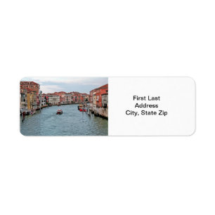 Etiqueta Waterway de Venecia
