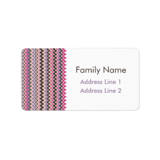 Etiqueta Wave Chevron Bold