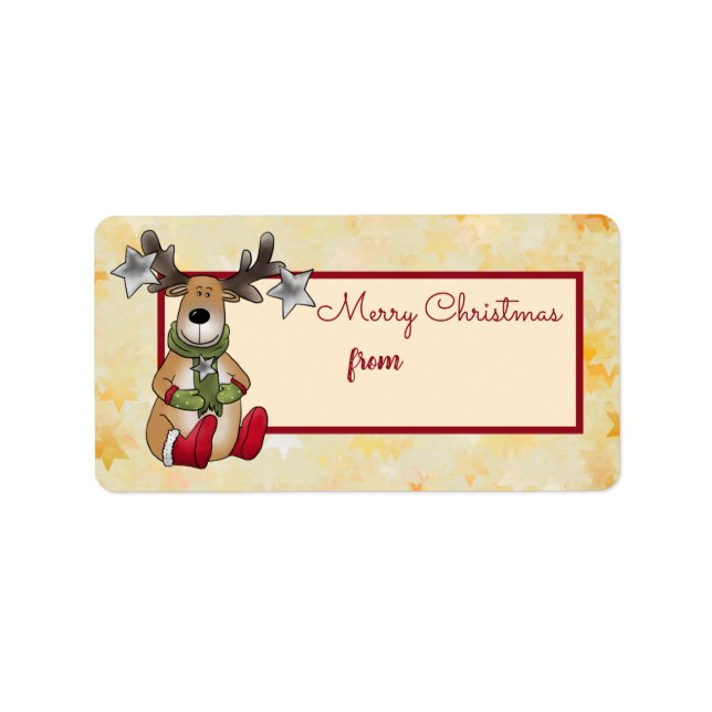 Etiqueta Weihnachtselch (Frente)
