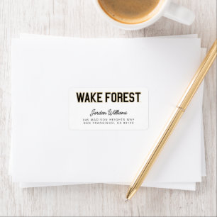 Etiqueta WFU Bosque Wake