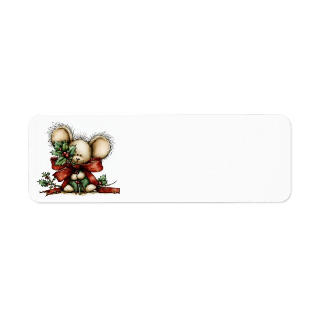 Etiqueta Whimsical Christmas Address Labels (Frente)