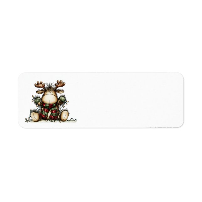 Etiqueta Whimsical Christmas Address Labels (Frente)