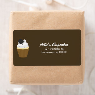 Etiqueta Whimsical Cupcake Bakú