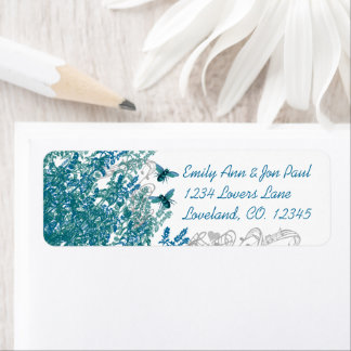Etiqueta Whimsical Mumble Bee Save the Date Labels