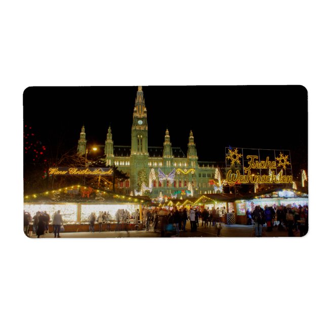 Etiqueta Wiener Christkindlmarkt (Frente)